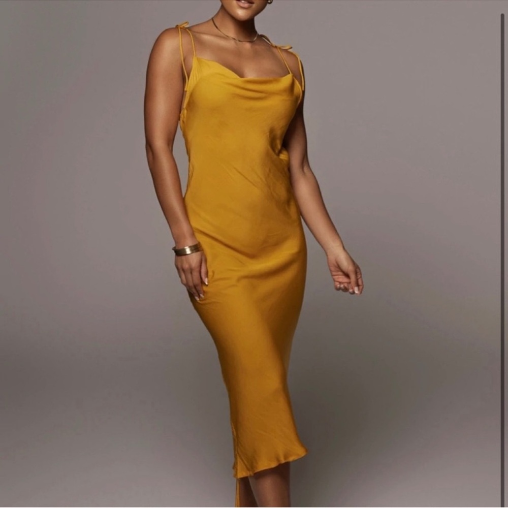 ADJUSTABLE SLIP DRESS - Picture 2 of 6